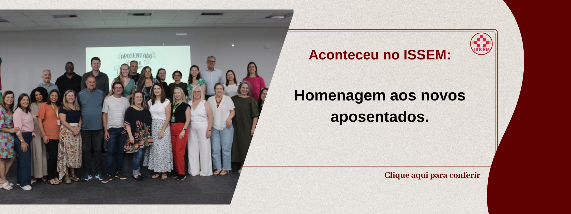 Homenagem aos Novos Aposentados - Outubro