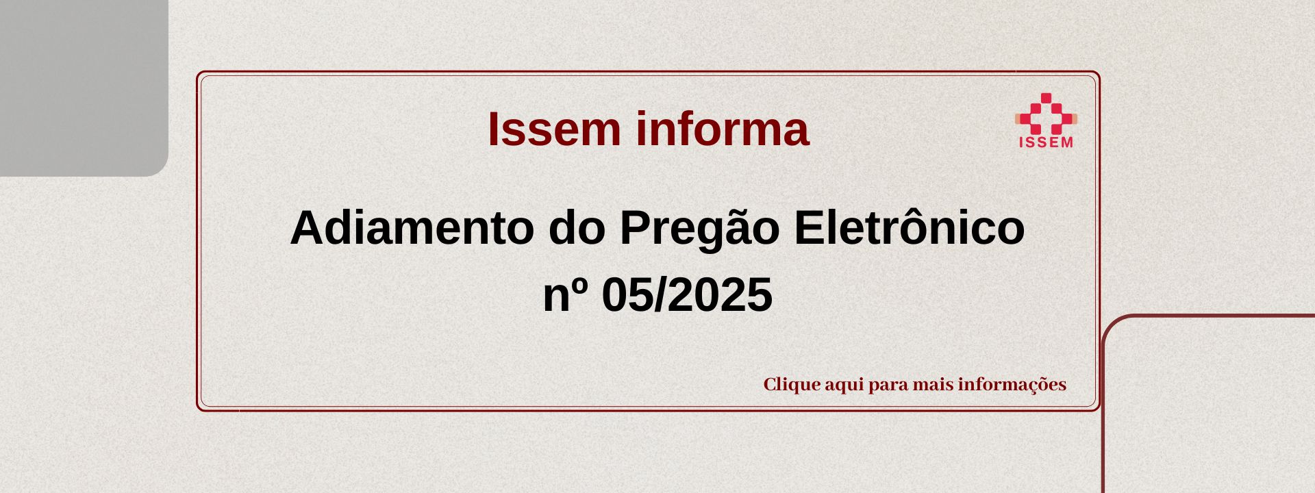 Adiamento pregão eletrônico
