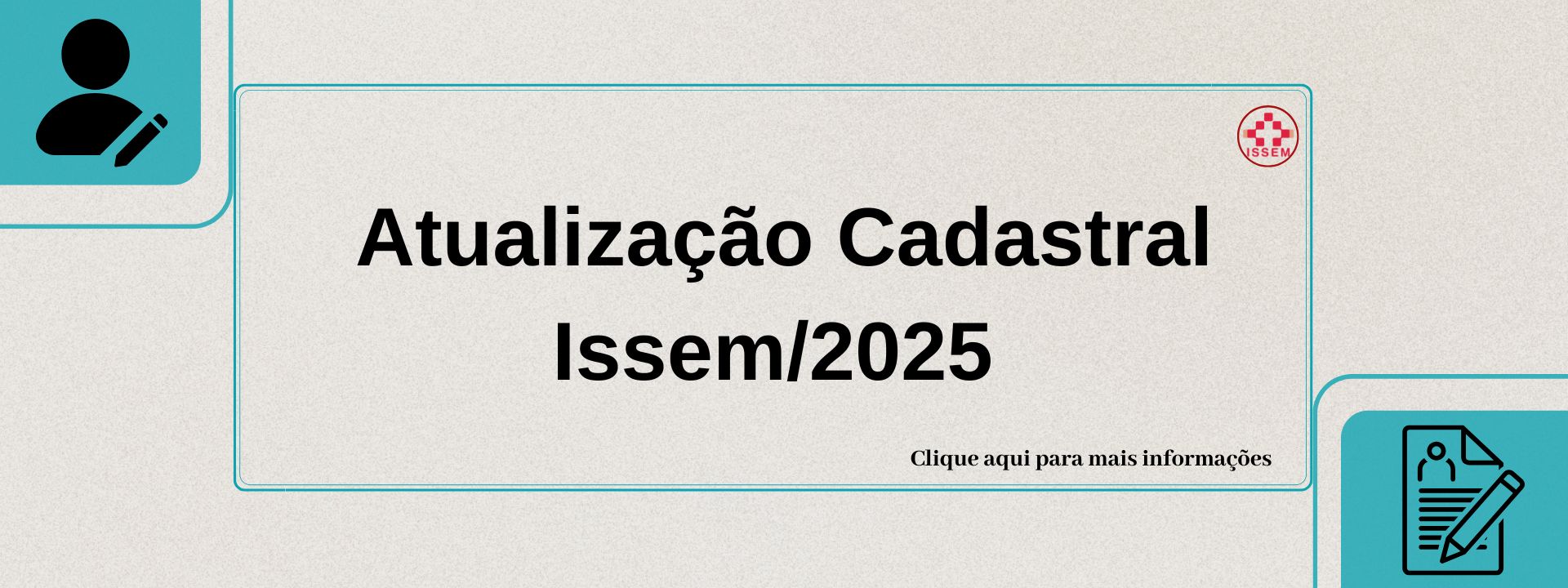 Atualização Cadastral Issem/2025 