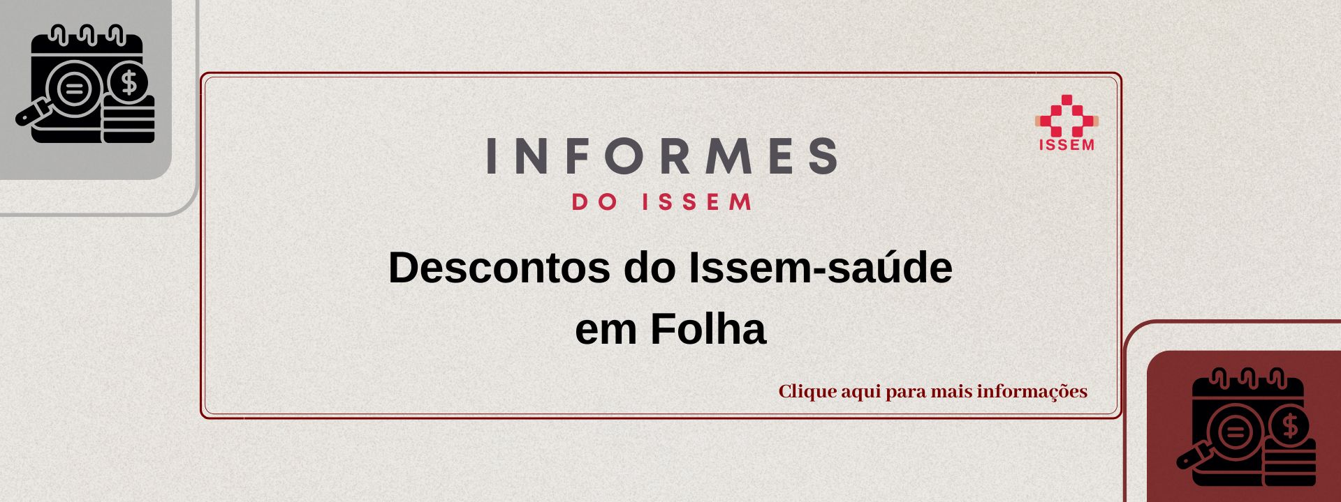 Descontos Issem-Saúde na Folha