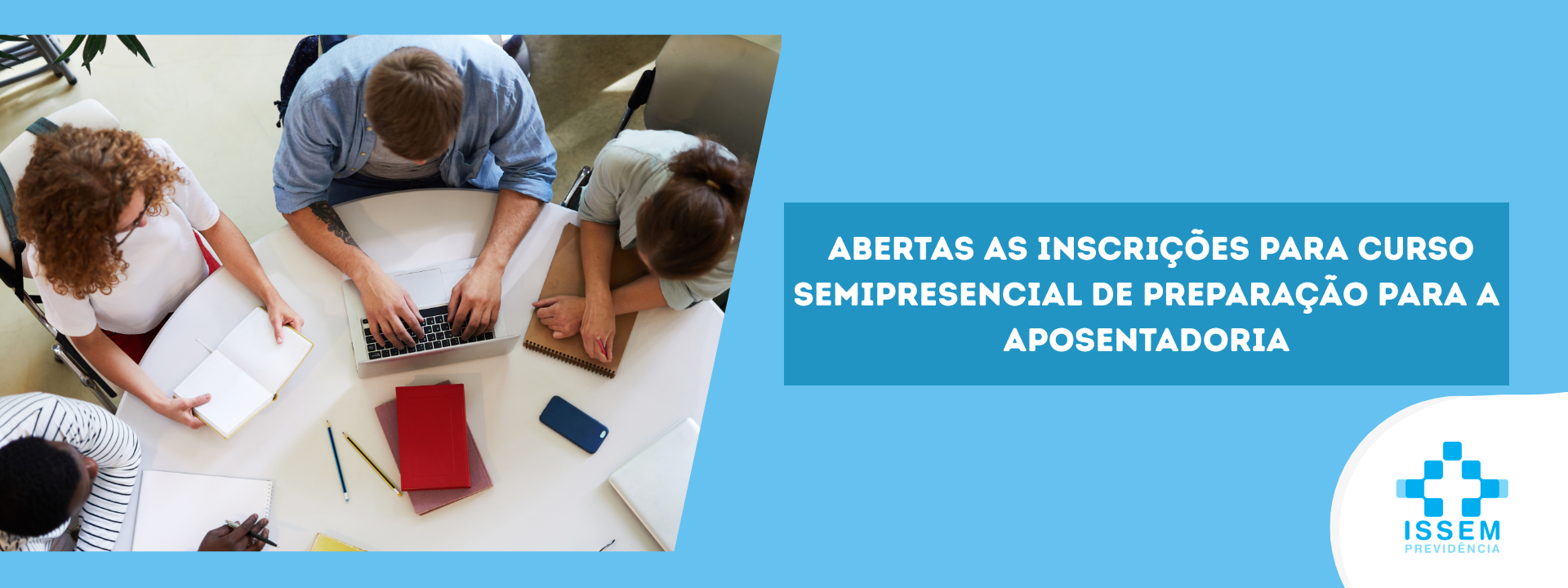 inscrições para curso semipresencial de preparação para a aposentadoria